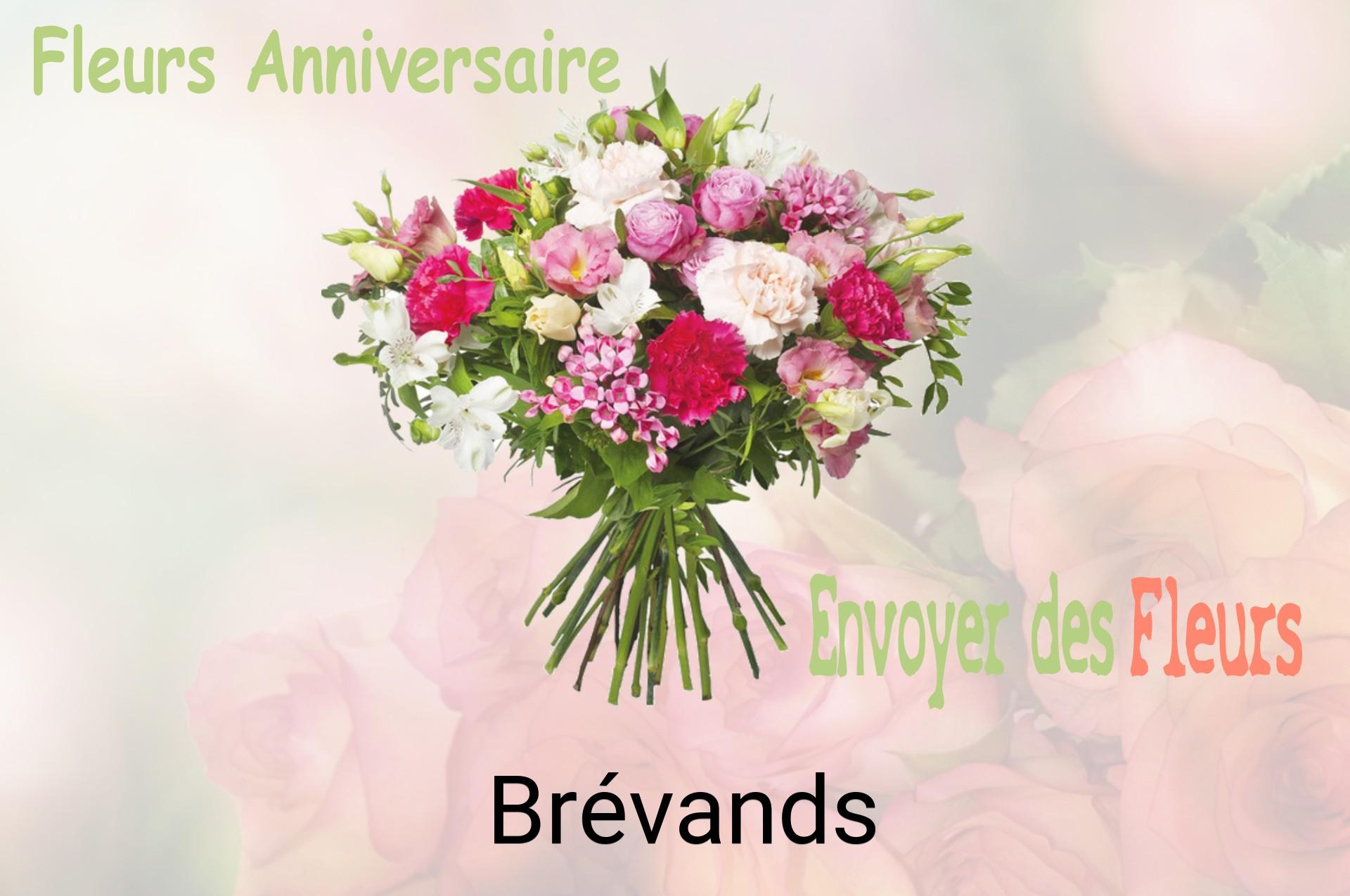 Bouquet de fleurs d’anniversaire livré à Brévands